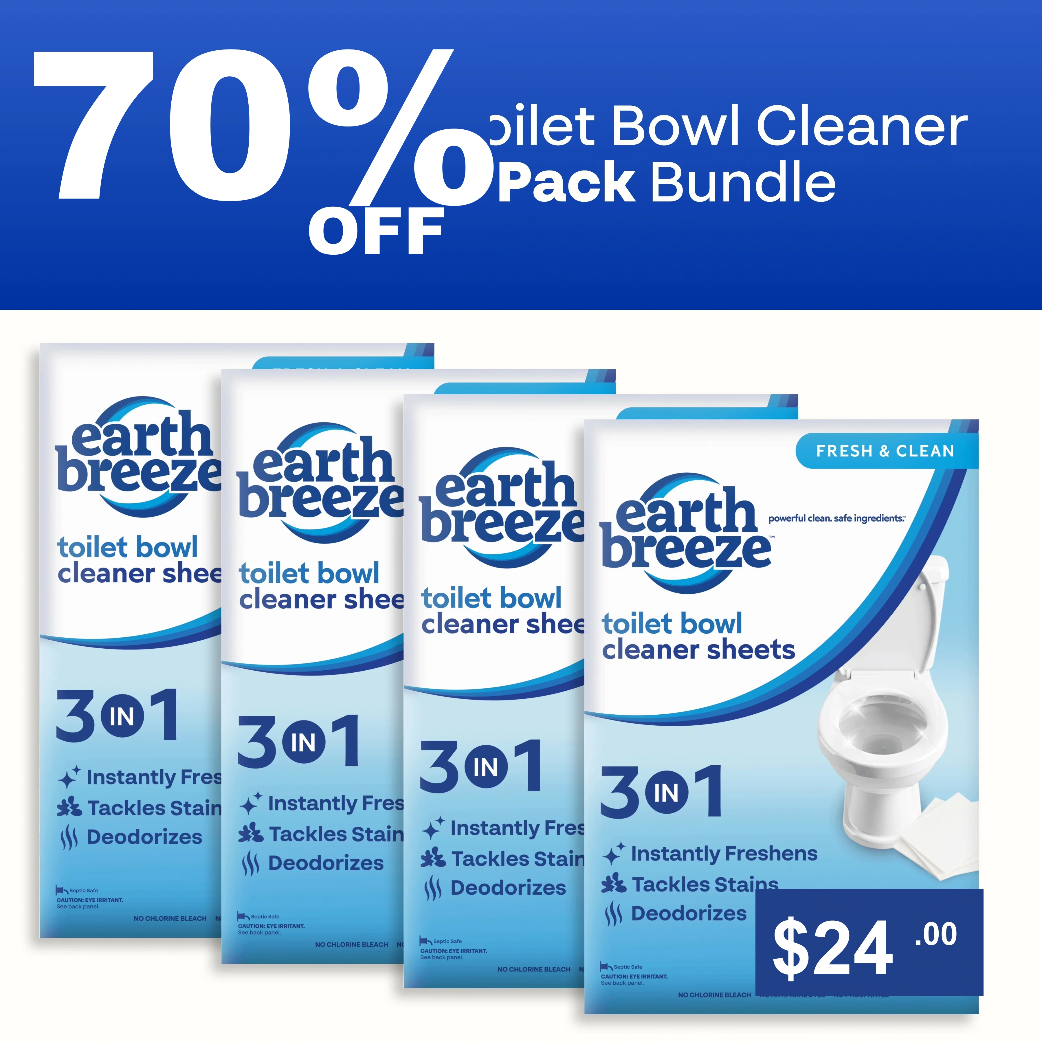 Alternative view of Toilet Bowl Cleaner Bundle - 4 Pack