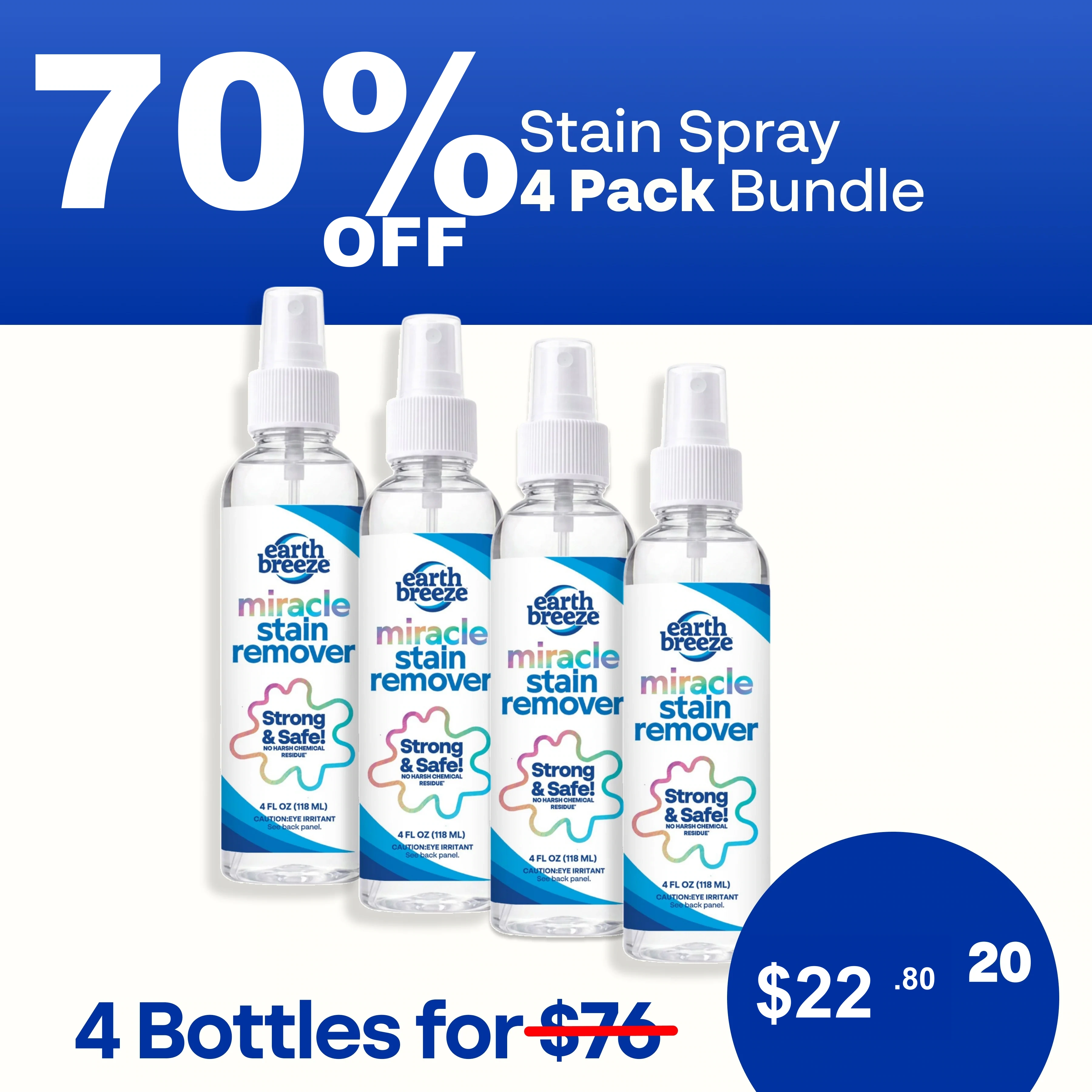 Stain Spray Bundle - 4 Pack