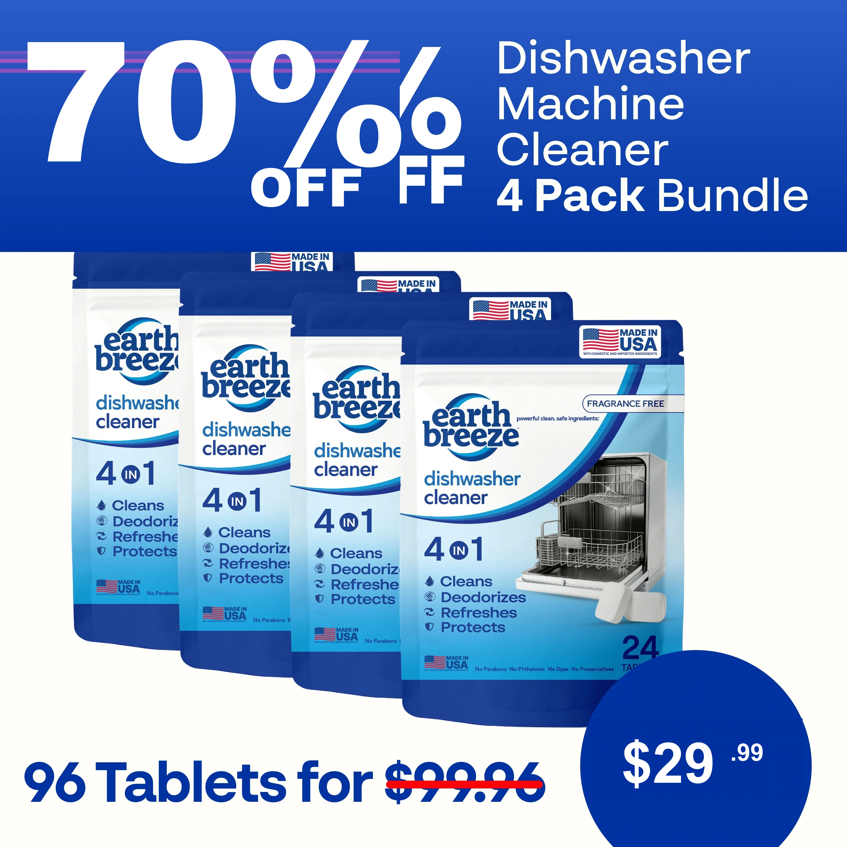 Alternative view of Dishwasher Cleaner - 4 Pack